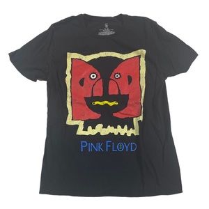 Pink Floyd Band T-Shirt Rock N Roll Tour Concert Retro RP Black Red Yellow